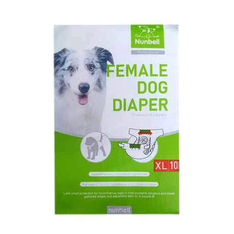 Nunbell Female Dog Diapers - XL