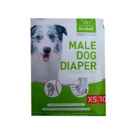 Nunbell Male Dog Diapers - X - Small