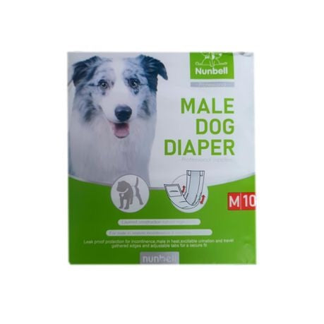 Nunbell Male Dog Diapers - Medium