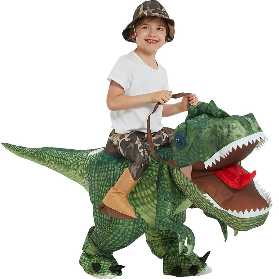 Inflatible T Rex Inflatable Costume T-Rex Dinosaur for Kids – Clickplay