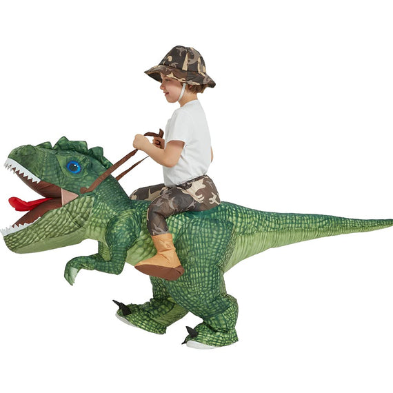 Inflatable Costume T-Rex Dinosaur for Kids