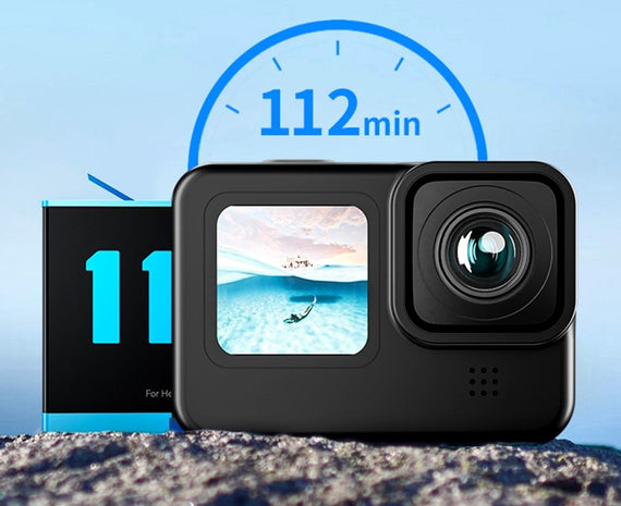 S-Cape Triple Battery Charger Box for GoPro Hero 11/10/9 Black