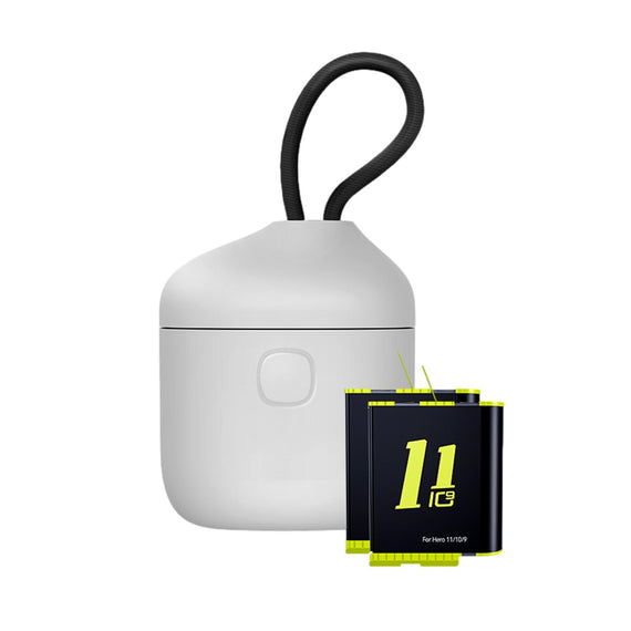 S-Cape Battery Charger with 2 Batteries for GoPro Hero 11/10/9 Black