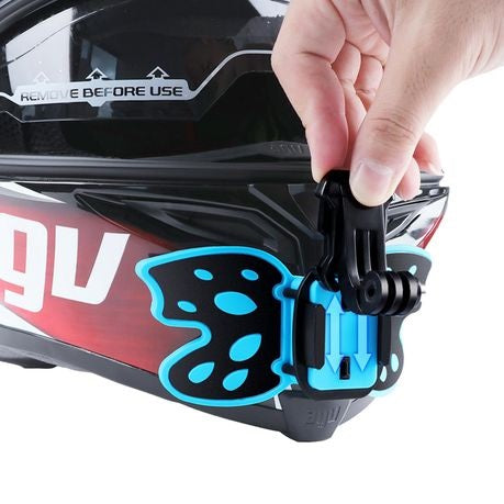 S-Cape Motorcycle Helmet Butterfly Mount for Gopro