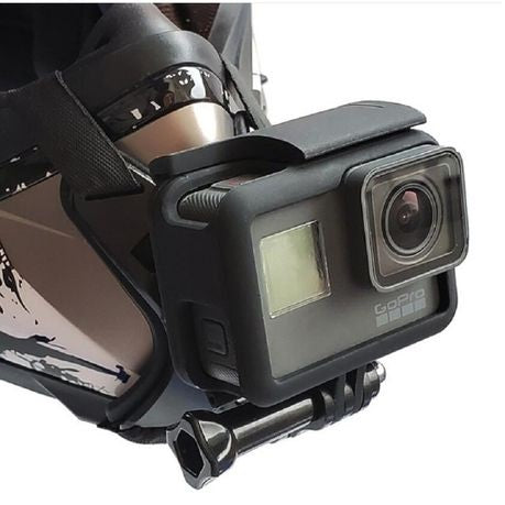 S-Cape Motorcycle Helmet Chin Mount with J-Hook for All GoPro