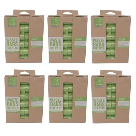 Nunbell Bio-Degradable Pet Waste Bags - 72 Rolls