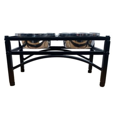 Nunbell Elevated Pet Feeder with Stainless Steel Bowls – Small