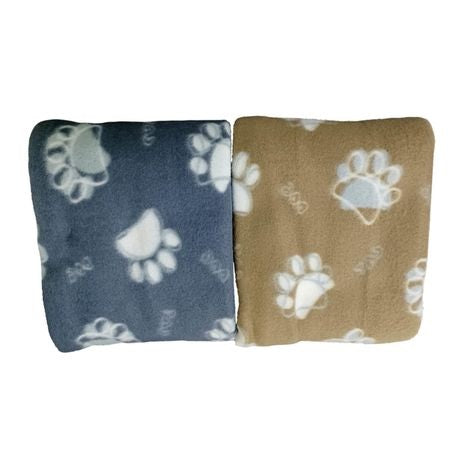 Nunbell Pet Fleece Blanket (90cmx120cm) - 2 Pack