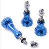 S-CAPE Aluminum Replacement Screws for all GoPro - Blue