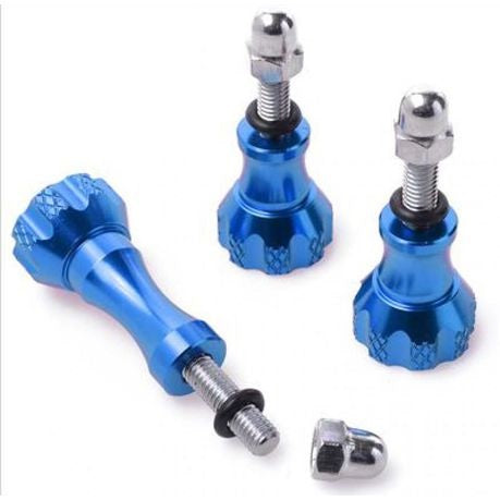 S-CAPE Aluminum Replacement Screws for all GoPro - Blue