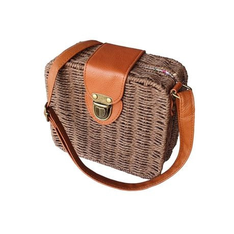 S-Cape Square Wicker Bag