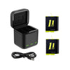 S-Cape Triple Battery Charger Box for GoPro Hero 11/10/9 Black